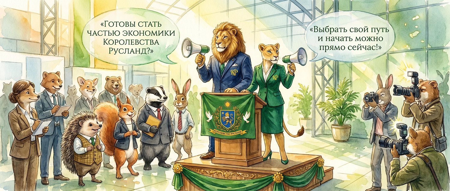 Приглашение присоединиться к экономике Королевства Русланд