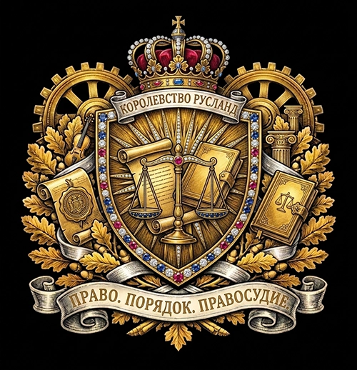 Королевство Русланд — Право, Порядок, Правосудие.